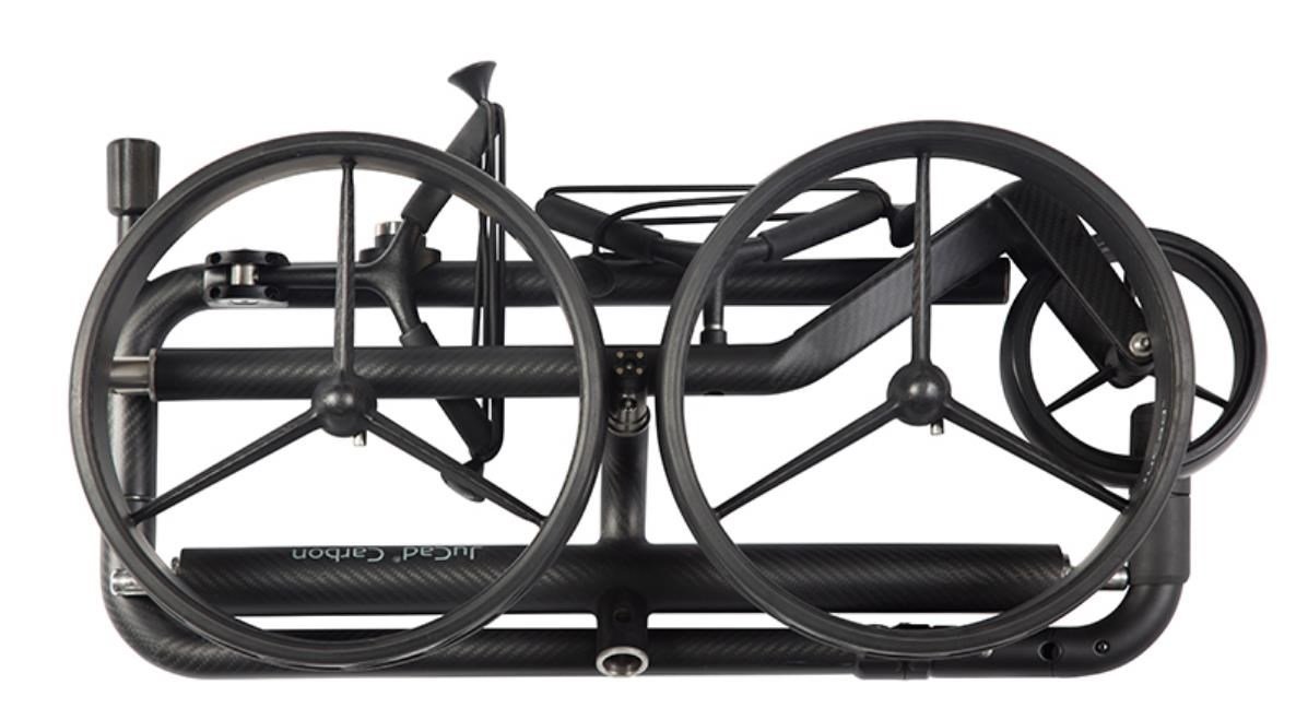 JuCad Carbon Travel Nero SV 3.0 chariot électrique, noir