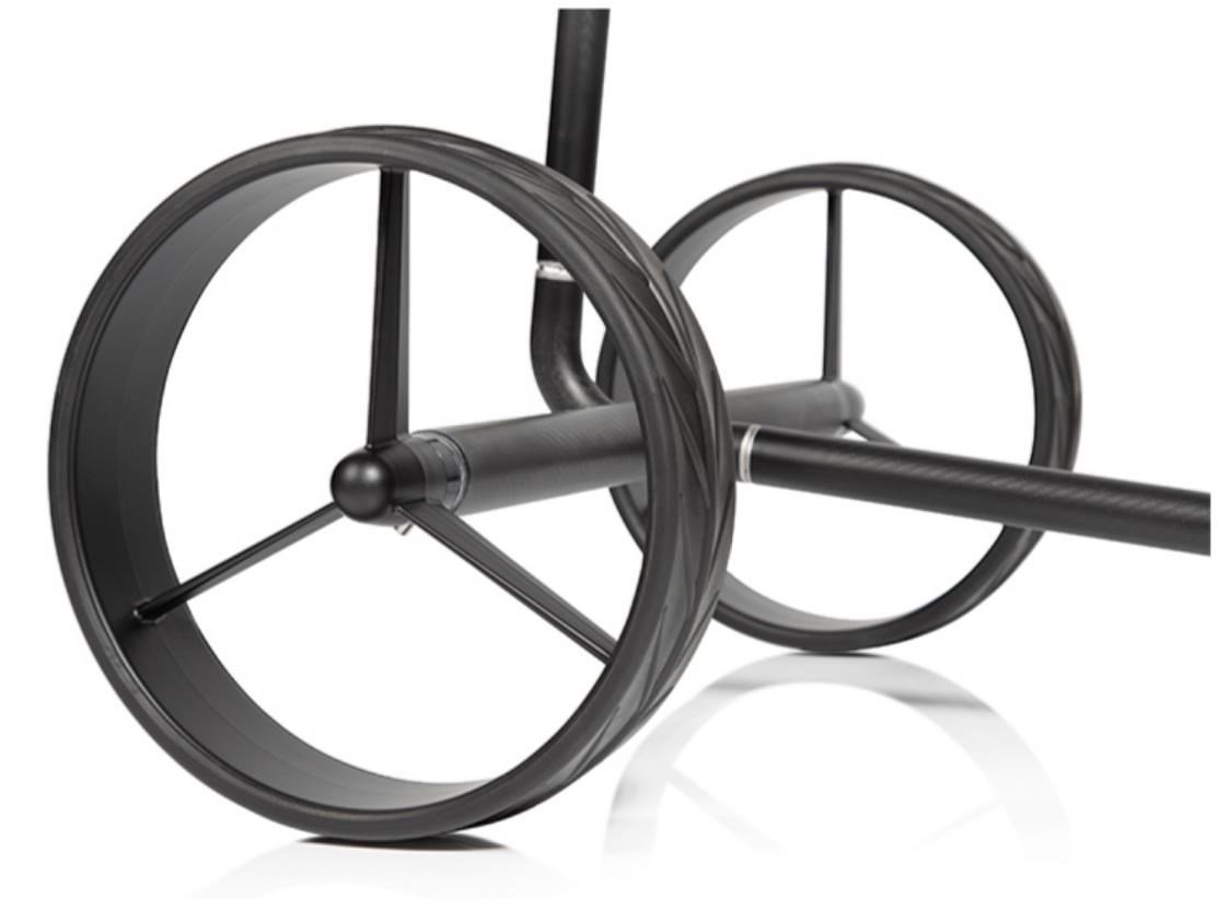 JuCad Carbon Travel Nero SV 3.0 chariot électrique, noir