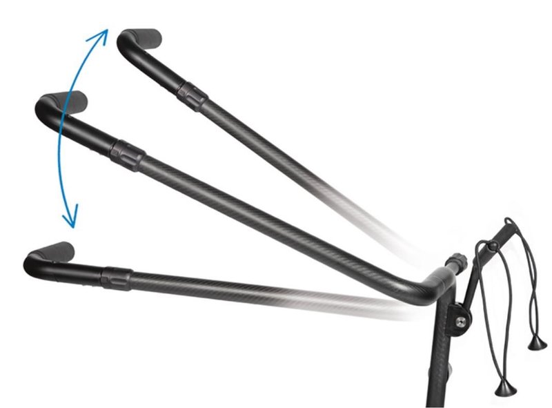 JuCad Carbon Travel Nero SV 3.0 chariot électrique, noir