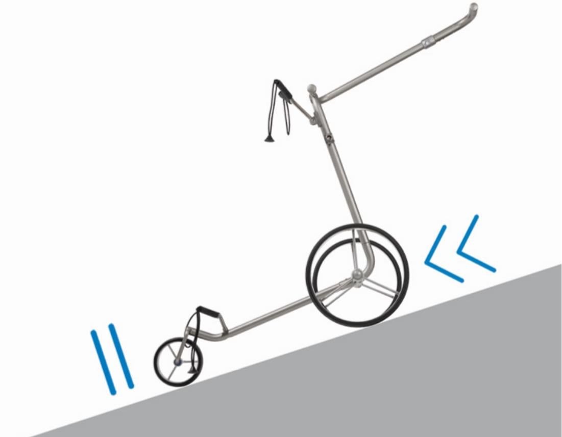 JuCad Carbon Travel Bianco SV 3.0 chariot électrique, blanc