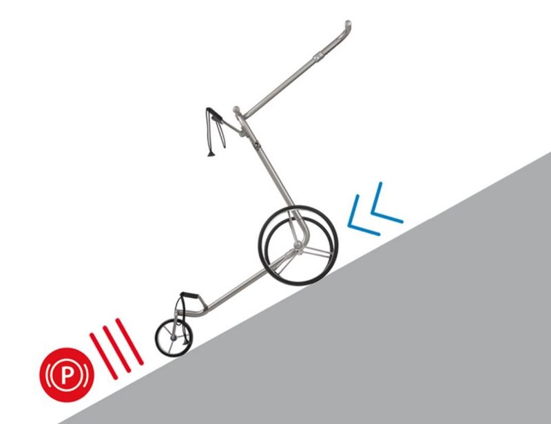 JuCad Carbon Travel Bianco SV 3.0 chariot électrique, blanc