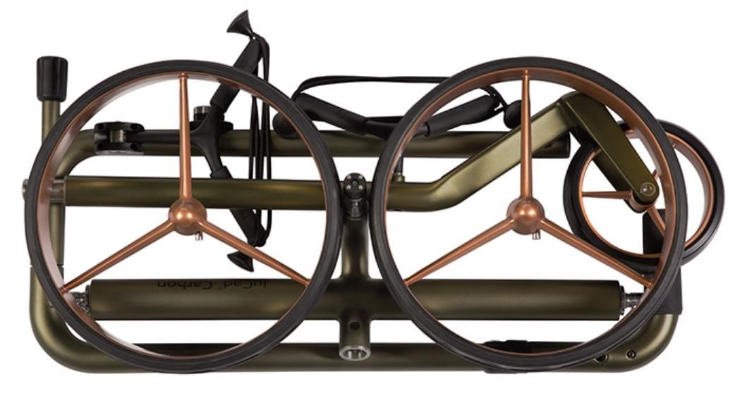 JuCad Carbon Travel Verde Rosé 3.0 chariot électrique, rosé