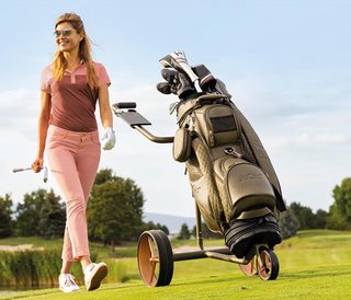 JuCad Carbon Travel Verde Rosé 3.0 chariot électrique, rosé