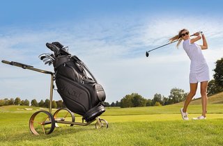 JuCad Carbon Travel Verde Rosé 3.0 chariot électrique, rosé