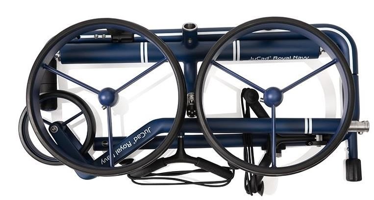 JuCad Carbon Travel Royal Navy 3.0 chariot électrique, bleu