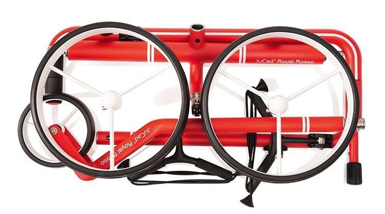 JuCad Carbon Travel Royal Rosso 3.0 chariot électrique, rouge