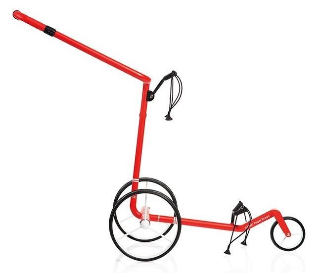 JuCad Carbon Travel Royal Rosso 3.0 chariot électrique, rouge