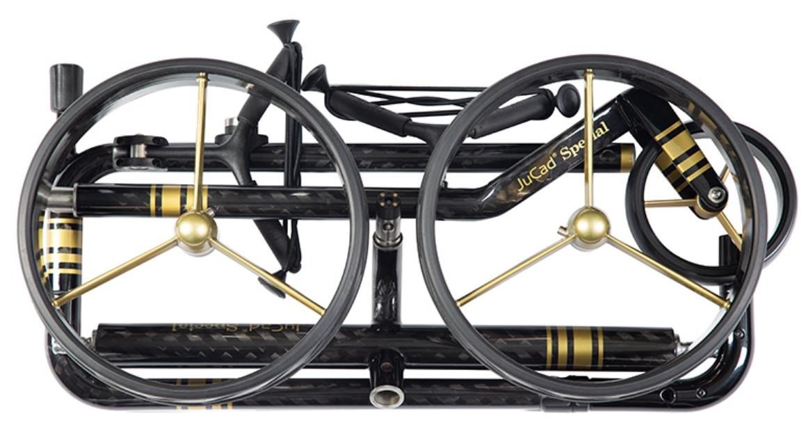 JuCad Carbon Travel Special 3.0 chariot électrique, noir