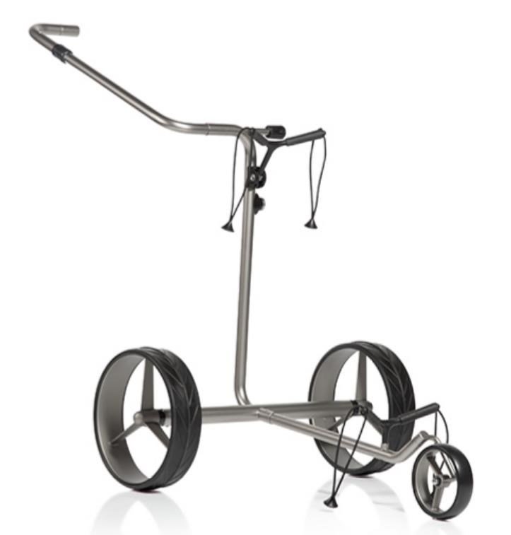 JuCad drive Stainless Steel 3.0 chariot électrique, argenté