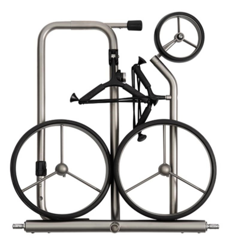 JuCad drive Stainless Steel 3.0 chariot électrique, argenté