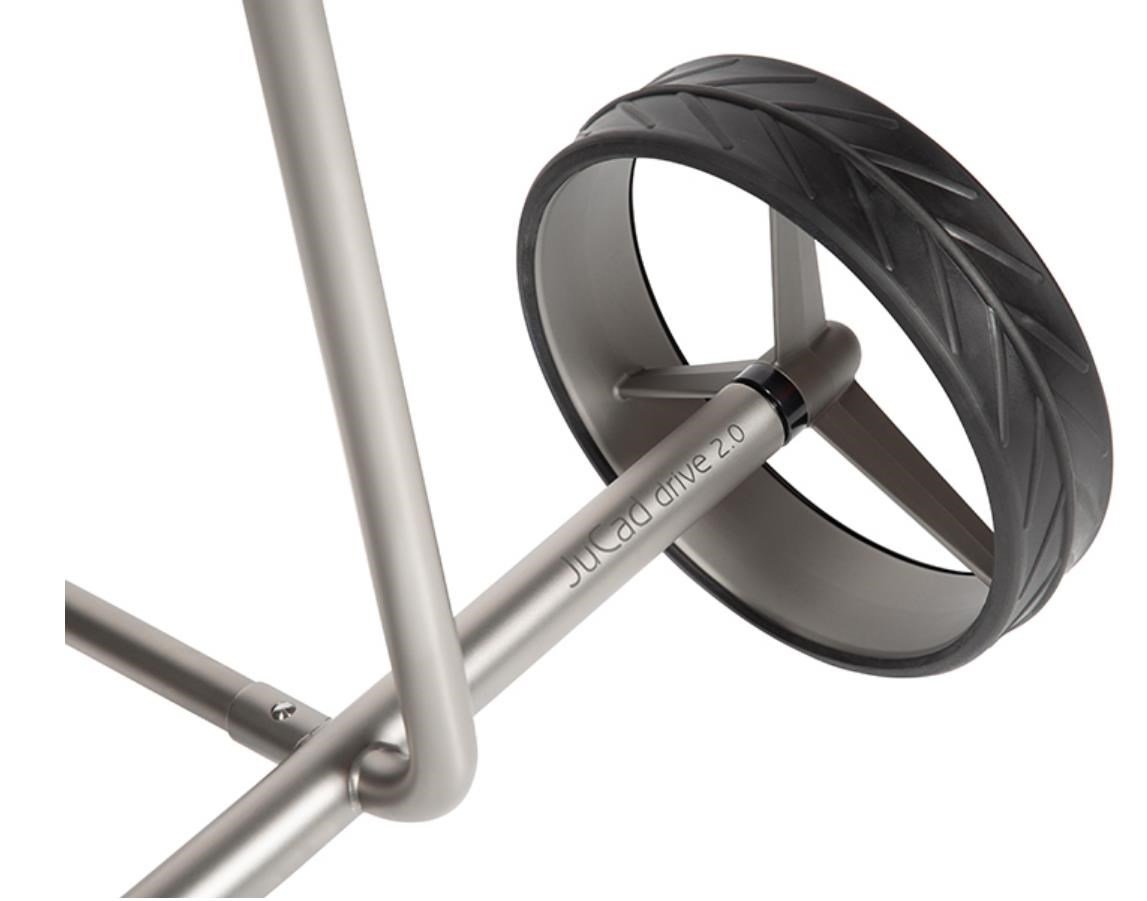 JuCad drive Stainless Steel 3.0 chariot électrique, argenté
