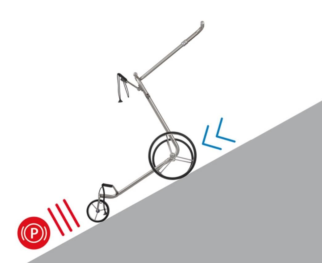 JuCad drive Stainless Steel 3.0 chariot électrique, argenté