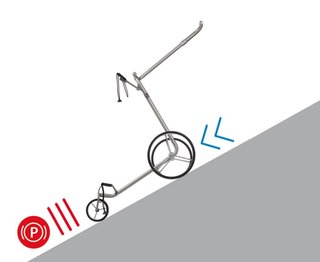 JuCad drive Stainless Steel 3.0 chariot électrique, argenté