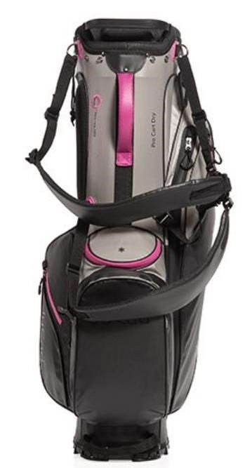 JuCad Bag 3in1 Pro Dry cart bag, noir/gris/rose