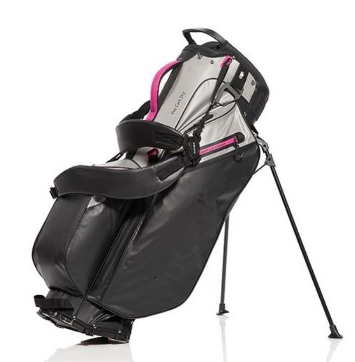 JuCad Bag 3in1 Pro Dry cart bag, noir/gris/rose