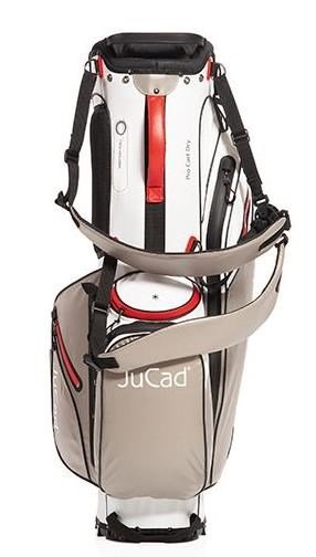 JuCad Bag 3in1 Pro Dry cart bag, blanc/gris/rouge