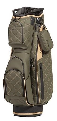 JuCad First Class cart bag, vert foncé/beige