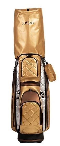 JuCad First Class cart bag, gold/silver/brown