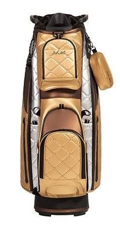 JuCad First Class cart bag, gold/silver/brown