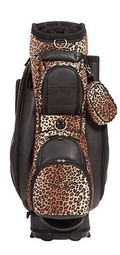 JuCad Style cart bag, noir/léopard