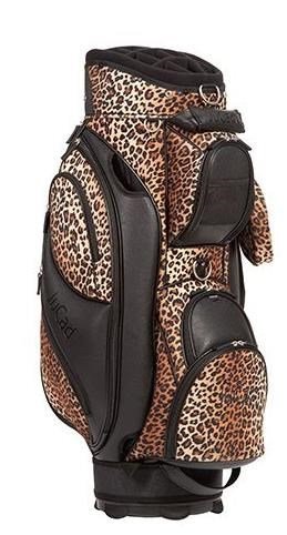 JuCad Style cart bag, noir/léopard