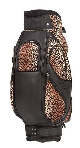 JuCad Style cart bag, noir/léopard