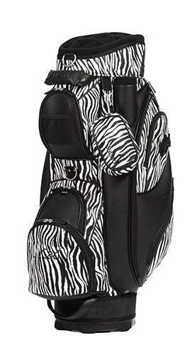 JuCad Style cart bag, noir/zèbre