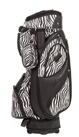 JuCad Style cart bag, noir/zèbre