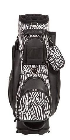 JuCad Style cart bag, noir/zèbre