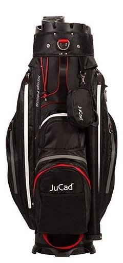 JuCad Manager Waterstop cart bag, noir/rouge/gris