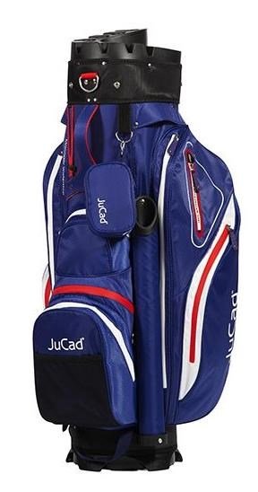 JuCad Manager Waterstop cart bag, bleu/blanc/rouge
