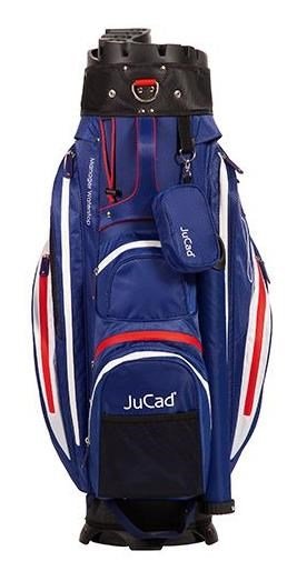 JuCad Manager Waterstop cart bag, bleu/blanc/rouge