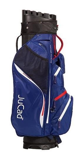 JuCad Manager Waterstop cart bag, bleu/blanc/rouge