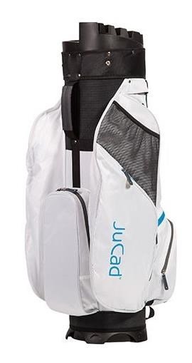 JuCad Manager Waterstop cart bag, blanc/bleu/gris