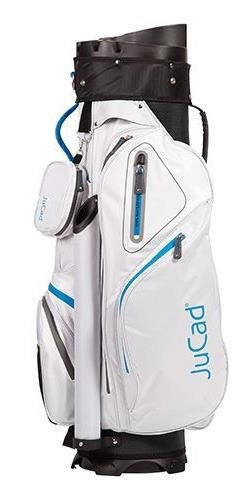 JuCad Manager Waterstop cart bag, blanc/bleu/gris