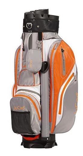 JuCad Manager Waterstop cart bag, gris clair/blanc/orange