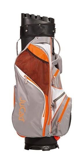 JuCad Manager Waterstop cart bag, gris clair/blanc/orange