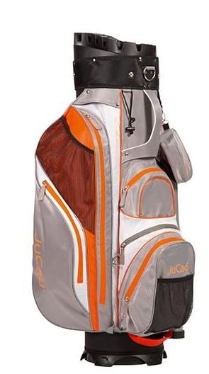 JuCad Manager Waterstop cart bag, gris clair/blanc/orange