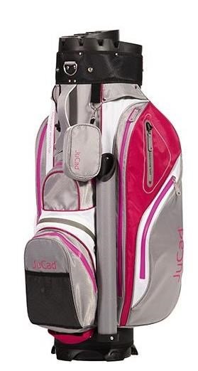 JuCad Manager Waterstop cart bag, gris clair/blanc/rose