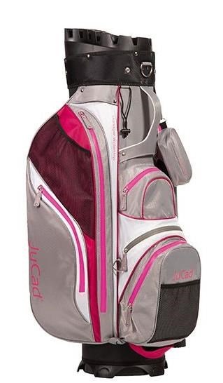 JuCad Manager Waterstop cart bag, gris clair/blanc/rose