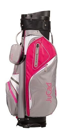 JuCad Manager Waterstop cart bag, gris clair/blanc/rose