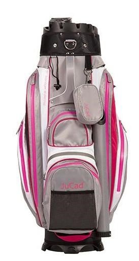 JuCad Manager Waterstop cart bag, gris clair/blanc/rose