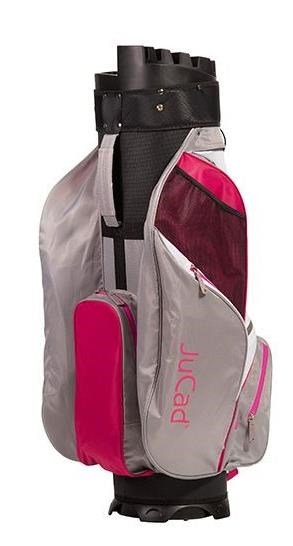 JuCad Manager Waterstop cart bag, gris clair/blanc/rose