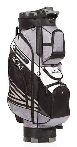 JuCad Quiet Line cart bag, noir/gris/blanc