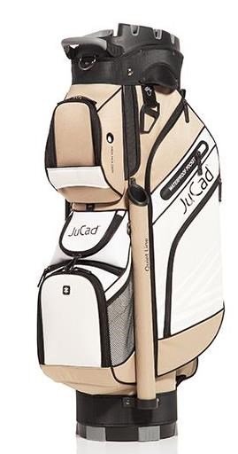 JuCad Quiet Line cart bag, khaki/blanc