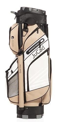 JuCad Quiet Line cart bag, khaki/blanc