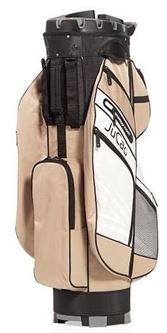 JuCad Quiet Line cart bag, khaki/blanc