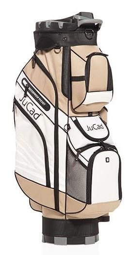 JuCad Quiet Line cart bag, khaki/blanc