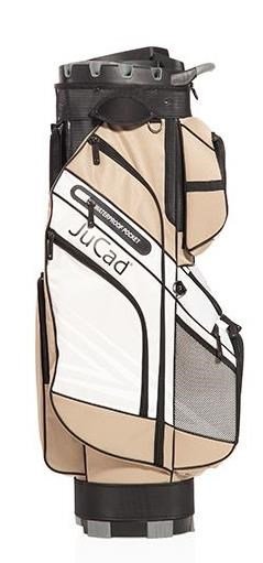 JuCad Quiet Line cart bag, khaki/blanc