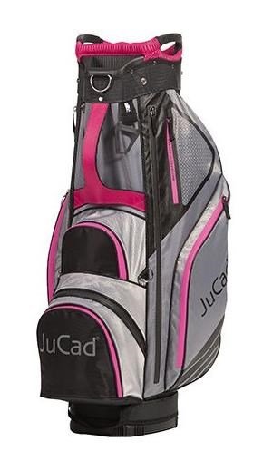 JuCad Sportline cart bag, noir/gris/rose